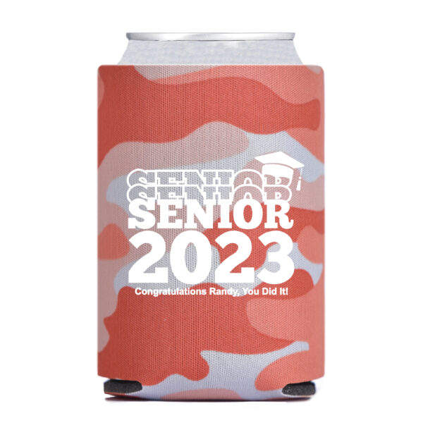 Foam Can Cooler CAMO CORAL