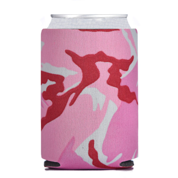 Foam Can Cooler CAMO PINK