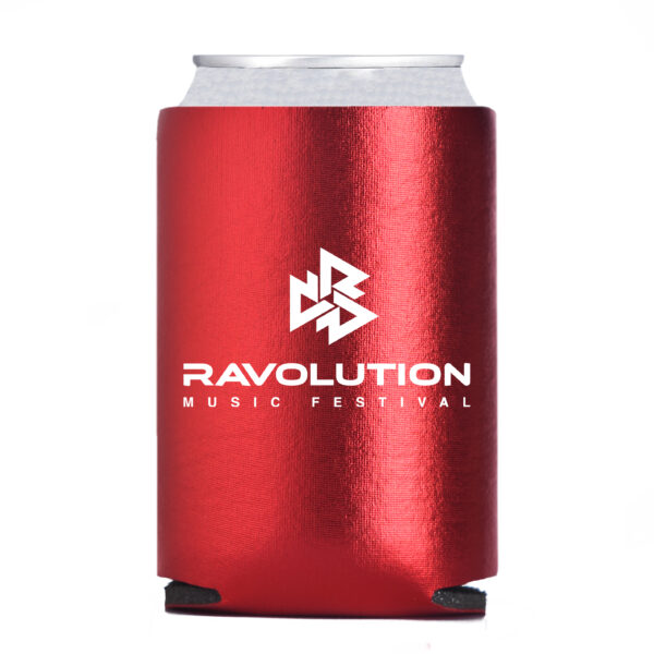 Foam Can Cooler METALLIC RED