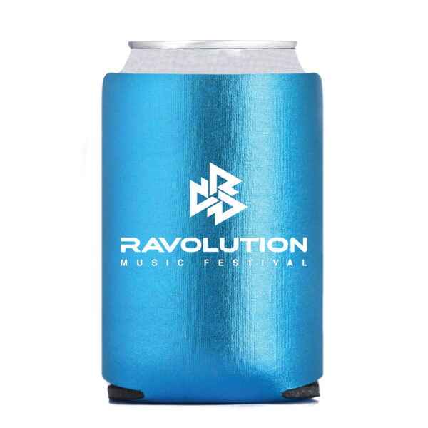 Foam Can Cooler METALLIC TEAL