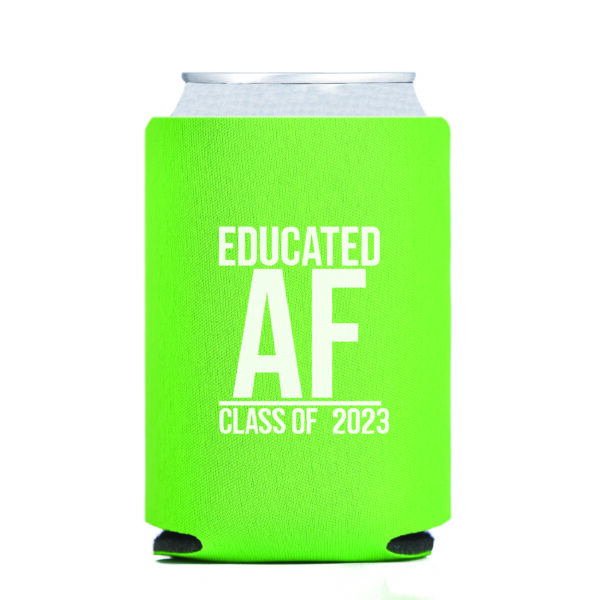 Foam Can Cooler NEON GREEN