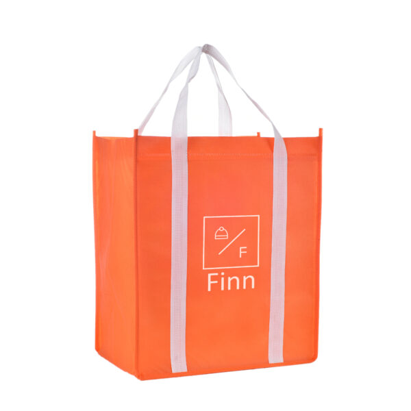 TB01 Two Tone Tote Bags - ORANGE