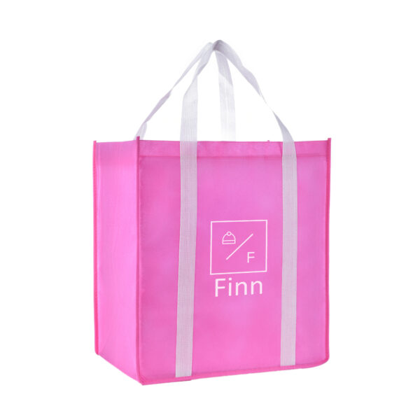 TB01 Two Tone Tote Bags - PINK