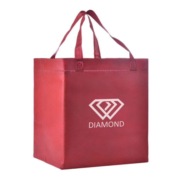 TB02 Shopper Tote Bags - BURGUNDY