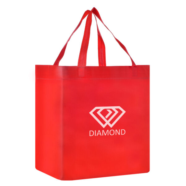 TB02 Shopper Tote Bags - RED