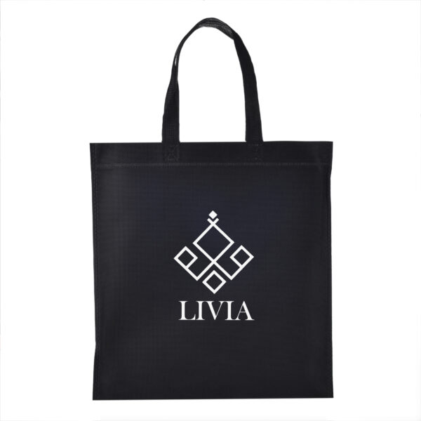 TB03 Popular Non Woven Tote Bags - BLACK