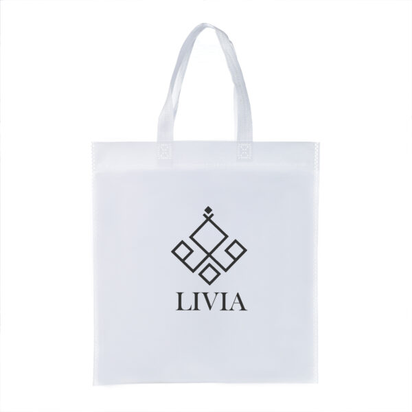 TB03 Popular Non Woven Tote Bags - WHITE