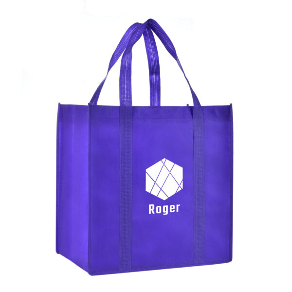 TB04 Small Grocery Tote Bags - PURPLE