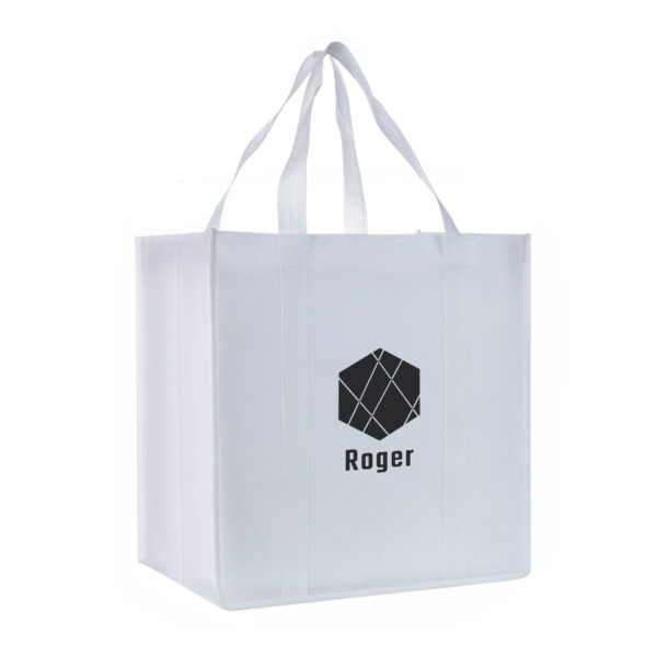 TB04 Small Grocery Tote Bags - WHITE