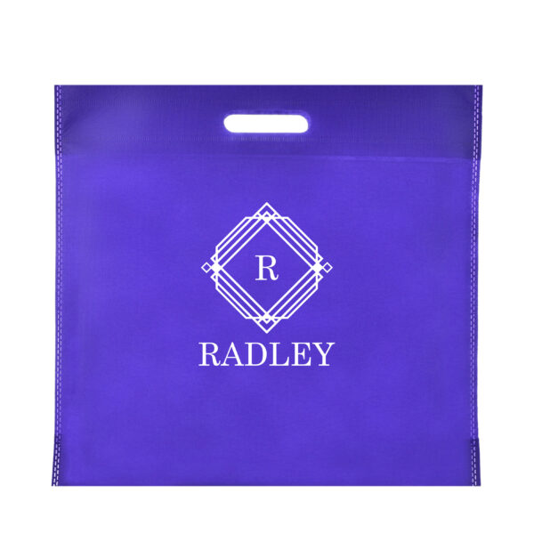 TB06 Large Exhibition Die Cut Handle Tote Bags - PURPLE