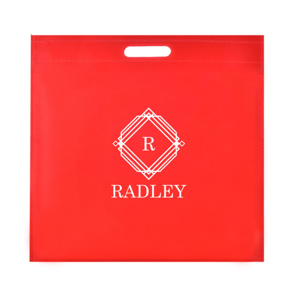 TB06 Large Exhibition Die Cut Handle Tote Bags - RED