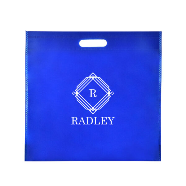 TB06 Large Exhibition Die Cut Handle Tote Bags - ROYAL BLUE