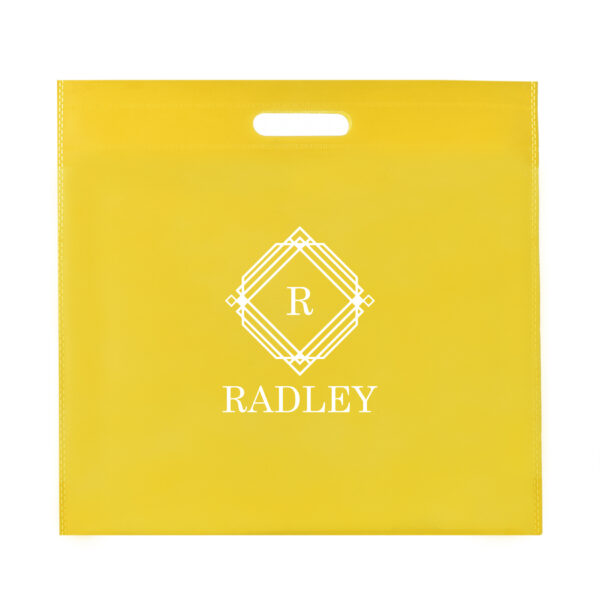 TB06 Large Exhibition Die Cut Handle Tote Bags - YELLOW