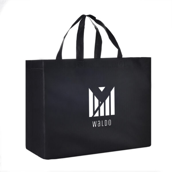 TB09 Medium Grocery Tote Bags - BLACK