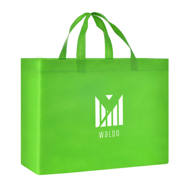 TB09 Medium Grocery Tote Bags - LIME GREEN