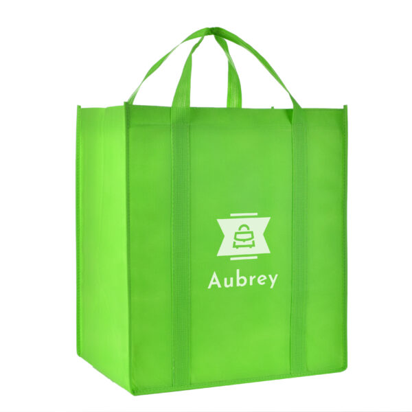 TB11 Reusable Grocery Tote Bags - LIME GREEN