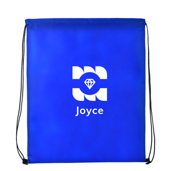 TB12 Drawstring Non Woven Tote Bags - ROYAL BLUE