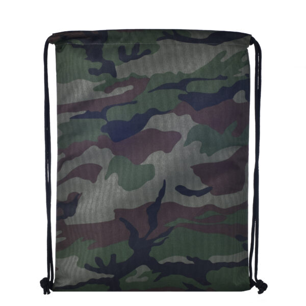 TB19 Simply Camo Drawstring Tote Bags (600D)